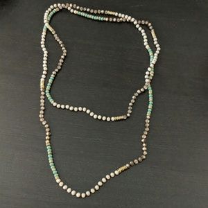 Long beaded necklace